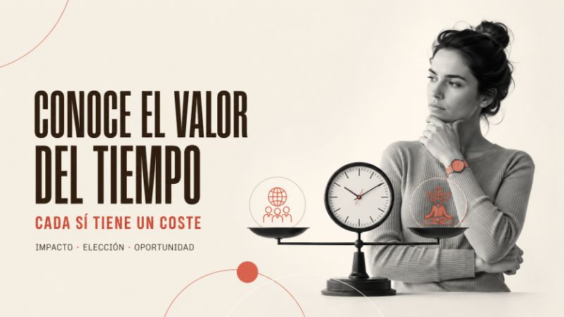 Conoce el valor del tiempo: cada sí tiene un coste